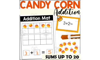 Candy Corn Addition Math Station or Center