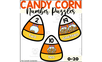 Candy Corn Number Puzzles
