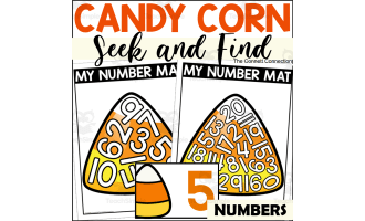 Candy Corn Number Seek and Find Mats
