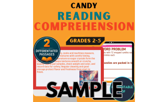 Candy Presentable PDF Reading Comprehension 1 Lesson Sample