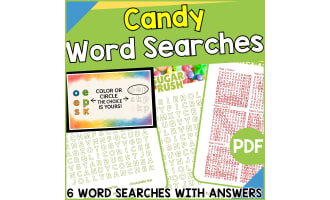 Candy Word Searches (PDF)