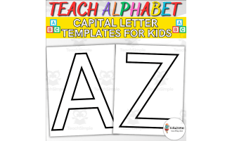 Capital Letter Templates for Kids: A Fun Way to Learn the Alphabet!