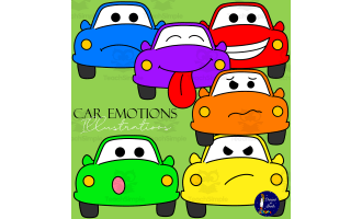 Car Emotions Clip Art