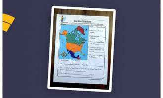 Cardinal Directions Worksheet – Map Skills Practice