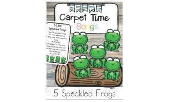 Carpet Time Songs: 5 Little Speckled Frogs