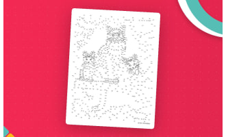 Extreme Dot-to-Dot Cat – 801 Dots to Connect
