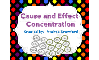 Cause and Effect Concentration Game
