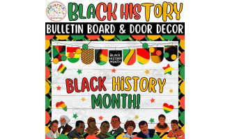 Celebrate Black history Month Bulletin Boards kits