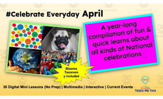 Celebrate Everyday April: A Micro-Learning Deck | Digital Mini Lessons