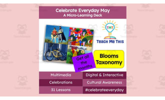 Celebrate Everyday May: A Micro-Learning Deck | Digital Mini Lessons