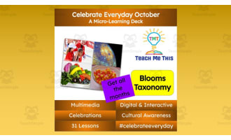 Celebrate Everyday October: A Micro-Learning Deck | Digital Mini Lessons
