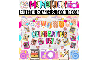 Celebrating Us!: Memories And Summer Bulletin board & door Decor kit