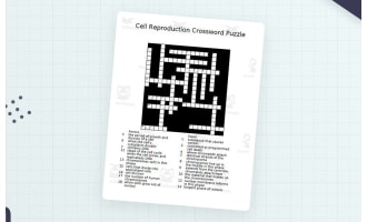 Cell Reproduction Crossword Puzzle – Vocab Review
