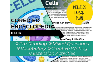 Cells Reading Comprehension Passage - Cored Ed Encyclopedia