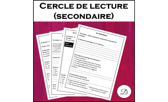 Cercle de lecture - Secondaire / Reading Circles