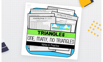 Characteristics of Triangles + One Unique, Many, No Triangles NOTES & PRACTICE