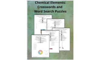 Chemical Elements: Crosswords and Word Search Puzzles
