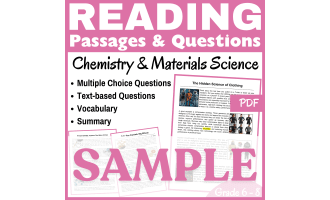 Chemistry & Materials Science: SAMPLE Reading Passage (PDF)