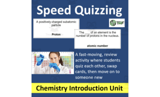 Chemistry: Atoms, Elements, and Compounds - Speed Quizzing