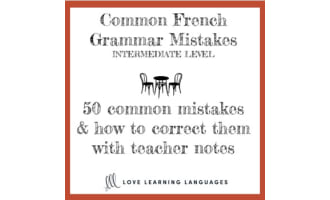 Cherchez l'erreur - Identify and correct common mistakes in French