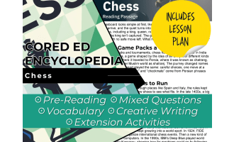 Chess Reading Comprehension Passage - Cored Ed Encyclopedia