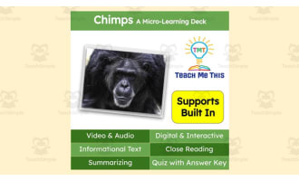Chimps | Interactive Science Lesson | Micro-Learning Deck