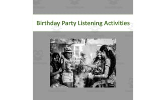 Chinese: Birthday Party Listening Activities