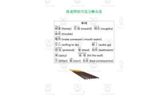 Chinese: Mr. Zhang's Chocolate Hair