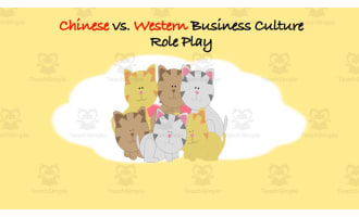 Chinese vs. Western Business Culture | Role Play Activity