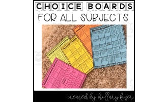 Choice Board Set