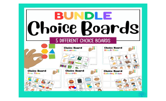 Choice Boards – Visual Communication Tool for Kids