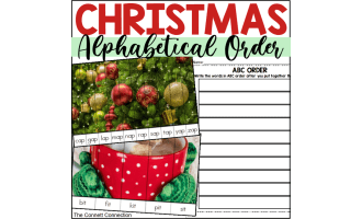 Christmas Alphabetical Order Puzzles
