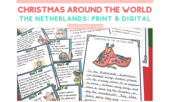 Christmas Around the World Activities: Netherlands Research Project