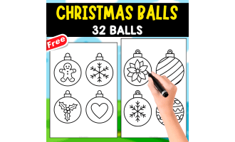 CHRISTMAS BALLS | 32 MODELS