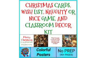 Christmas Classroom Decor Kit - Fun, Festive, and Full of Laughter!
