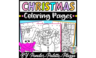 Christmas Coloring Pages - Set 3