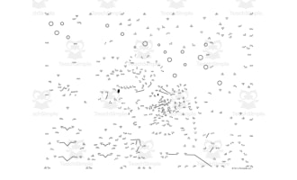 Christmas Connect the Dots - The Mouse and the Reindeer