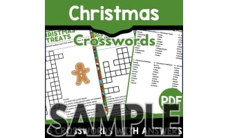Christmas Crossword: 1 Page Sample (PDF)