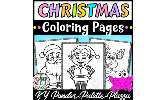 Christmas Elements Coloring Pages