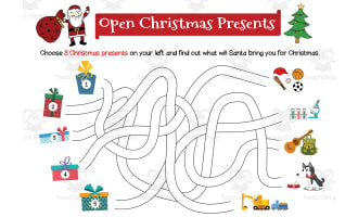 Christmas Holiday - Open Christmas Presents Maze Games! ( Christmas Games )