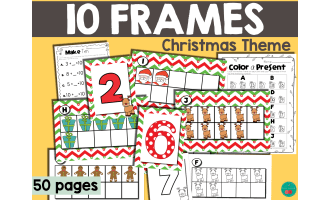 Christmas Math Ten Frames