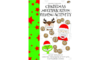 Christmas Multiplication Feeding Activity