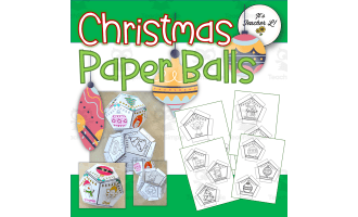 Christmas Paper Balls Project