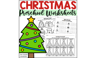 Christmas Preschool Math Worksheets