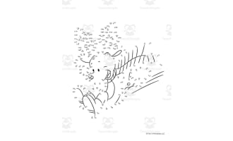 Christmas Reindeer Dot-to-Dot - 171 Dots
