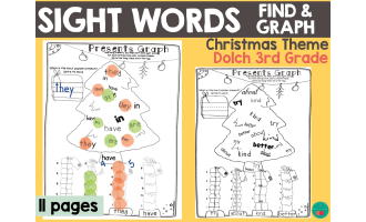 Christmas Sight Words 3rd Grade