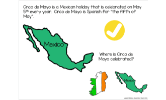 Cinco de Mayo Adapted Book: Google Slides