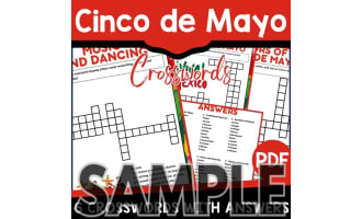 Cinco de Mayo Crossword: 1 Page Sample (PDF)