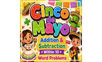 Cinco De Mayo Math Word Problems Addition and Subtraction within 10