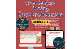Cinco de Mayo Reading Comprehension Passages Presentable PDF